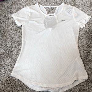 Under armor workout mesh top
